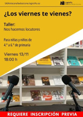 Taller infantil: Nos hacemos locutores